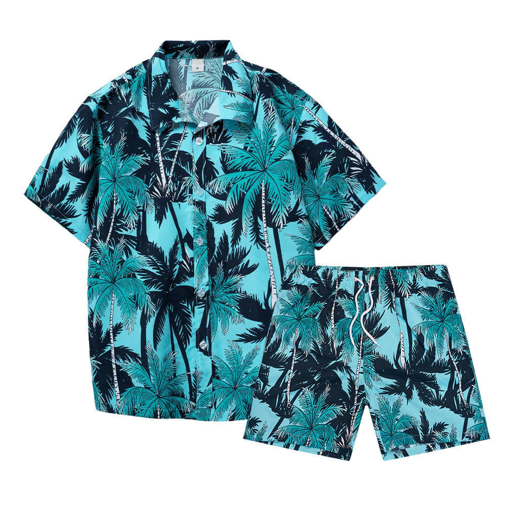 Fashion Streetwear - Hawaiian Coconut Tree 3D Print Men