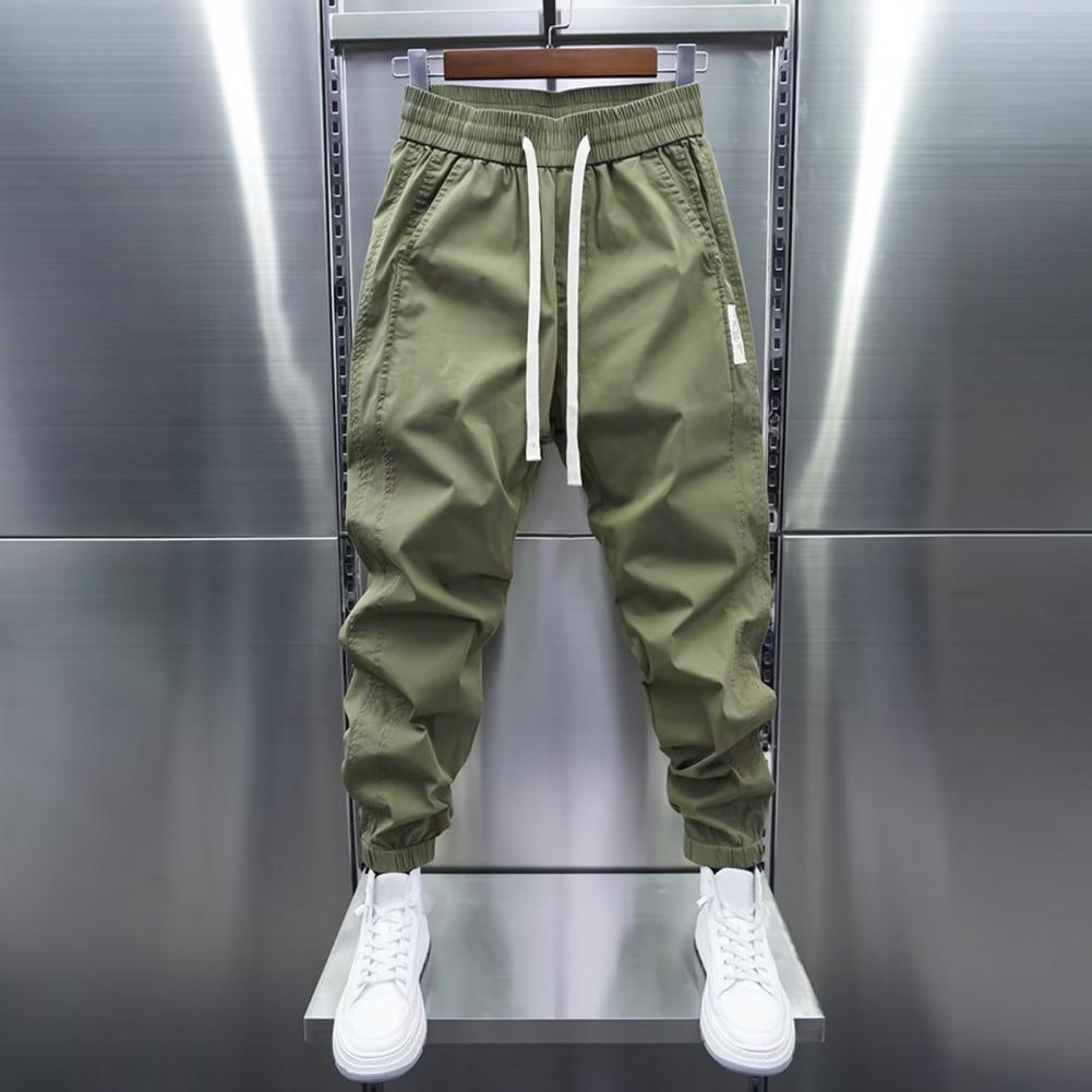 Running Pant Jogger - Drawstring Men Sports Pants Casual Pockets