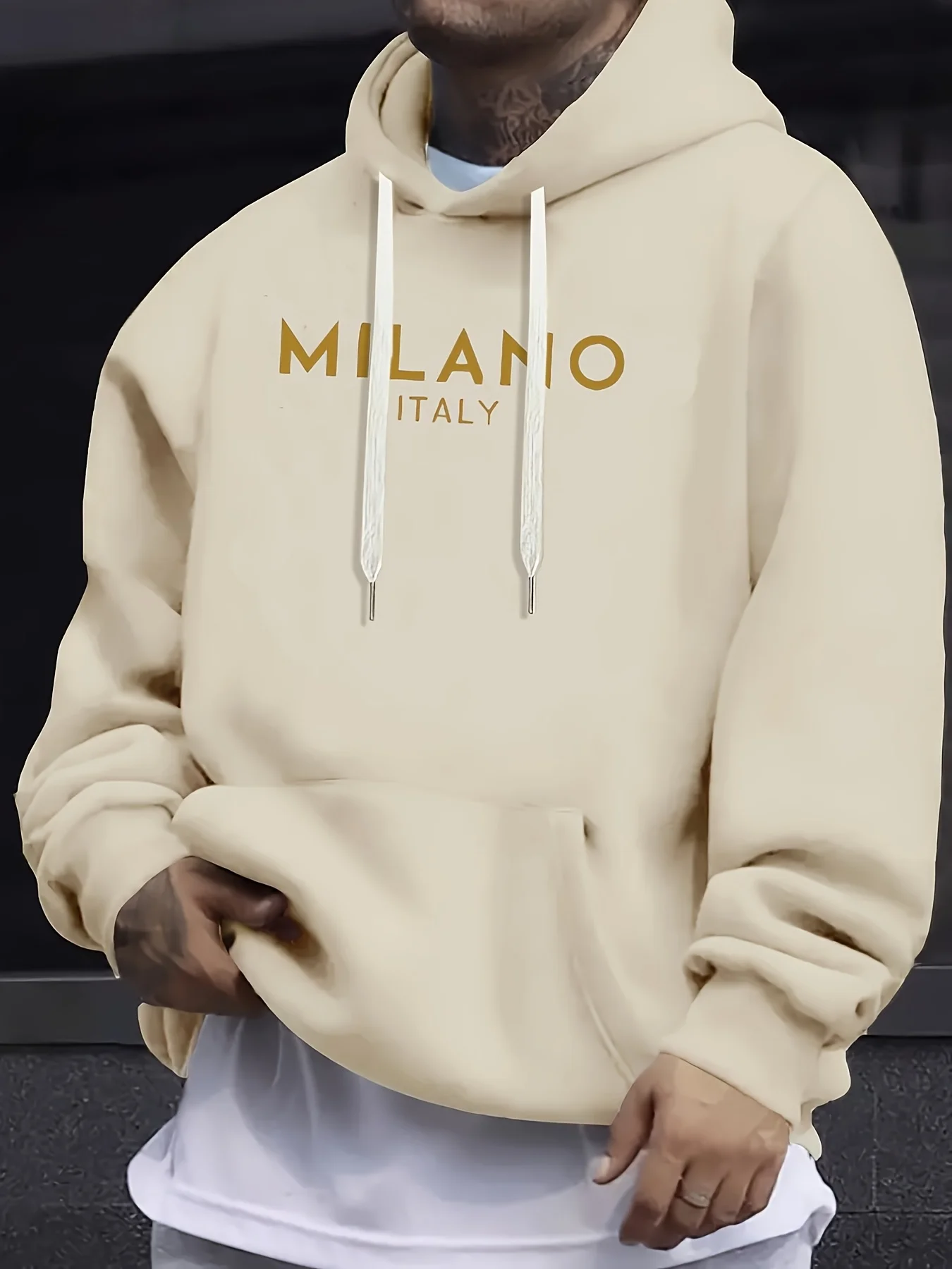 Street Fashion Milano - 2026 Autumn and winter hooded sweatshirt,