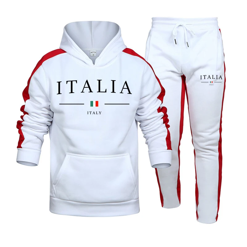 Street Fashion In China - Men's Tracksuit 2 Pcs Sets Fashion