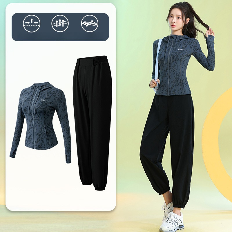 Running Pant Jogger - Women's Running Suits Long Sleeve Floral