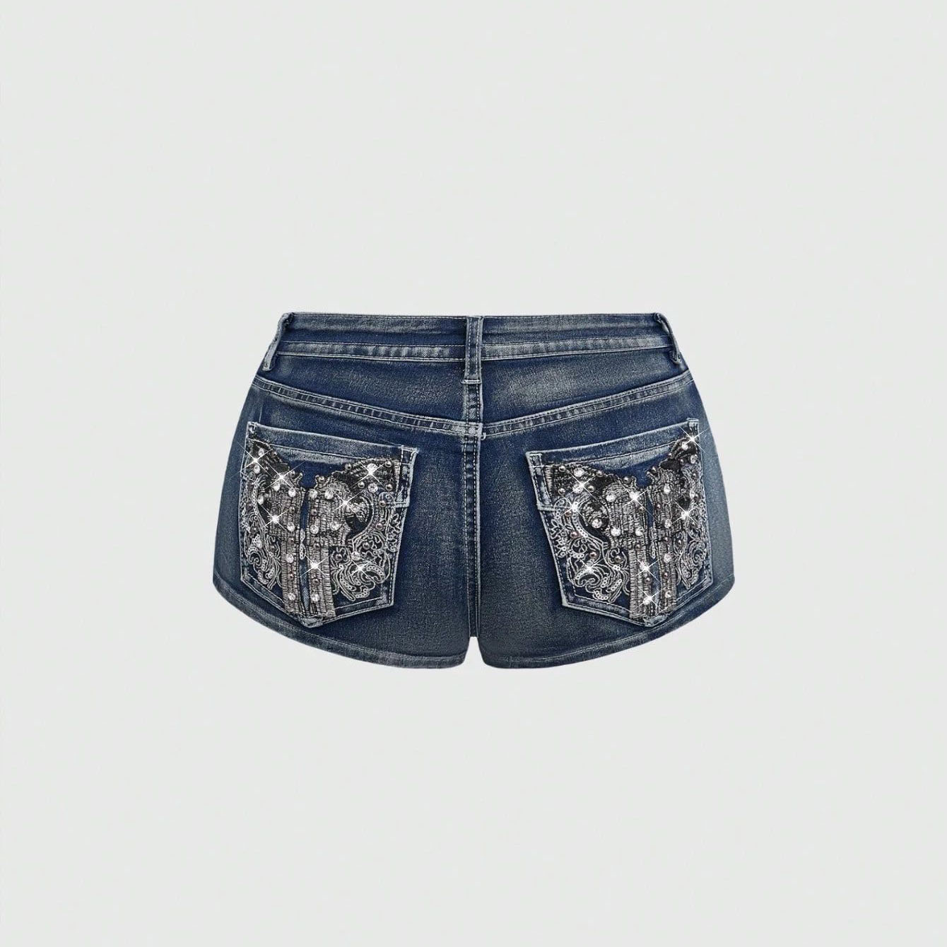 Summer Rhinestone Embroidered  - Street Fashion Hot review and price