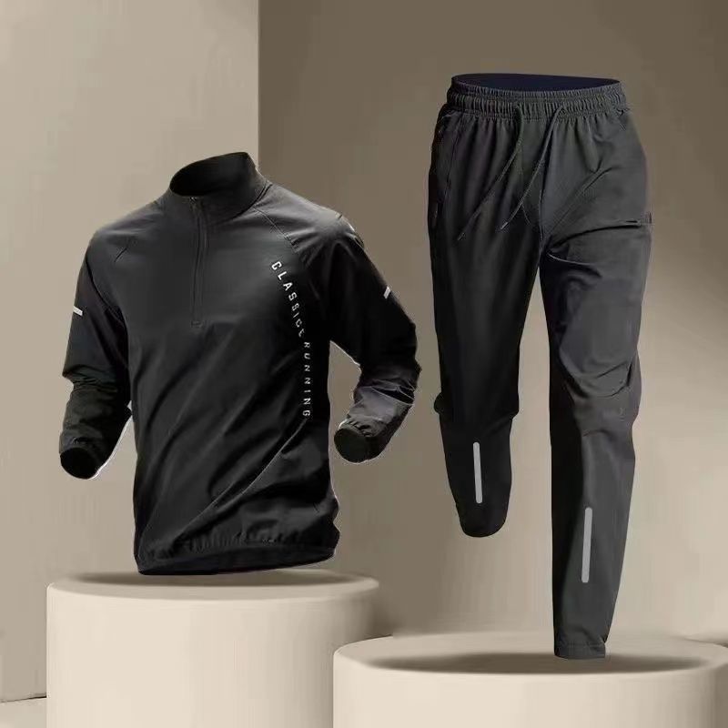 Men Half Zip Quick Dry Tracksu - Running Pant Jogger review and price