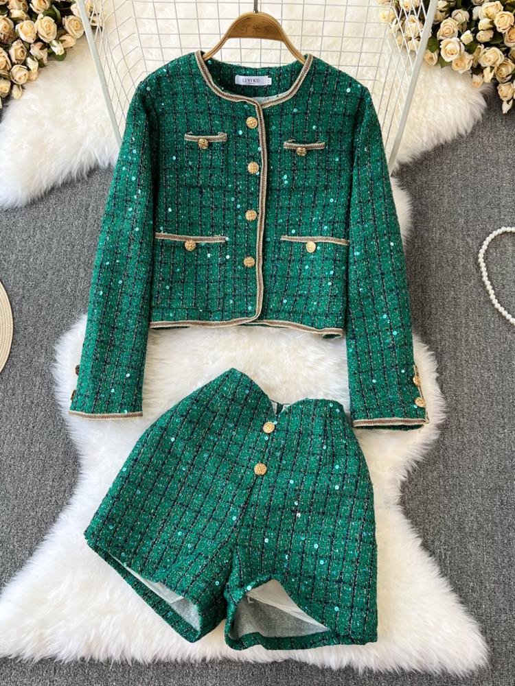 Autumn Winter Lady Two Piece O - Street Fashion Jacket review and price