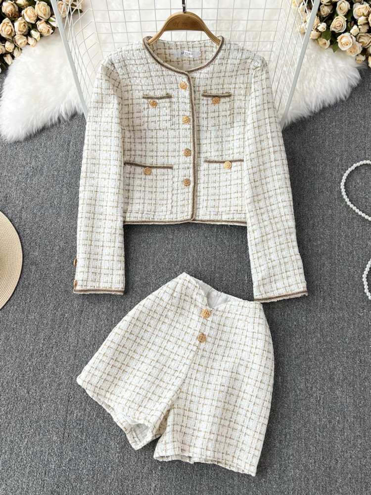 Autumn Winter Lady Two Piece O - Street Fashion Jacket review and price