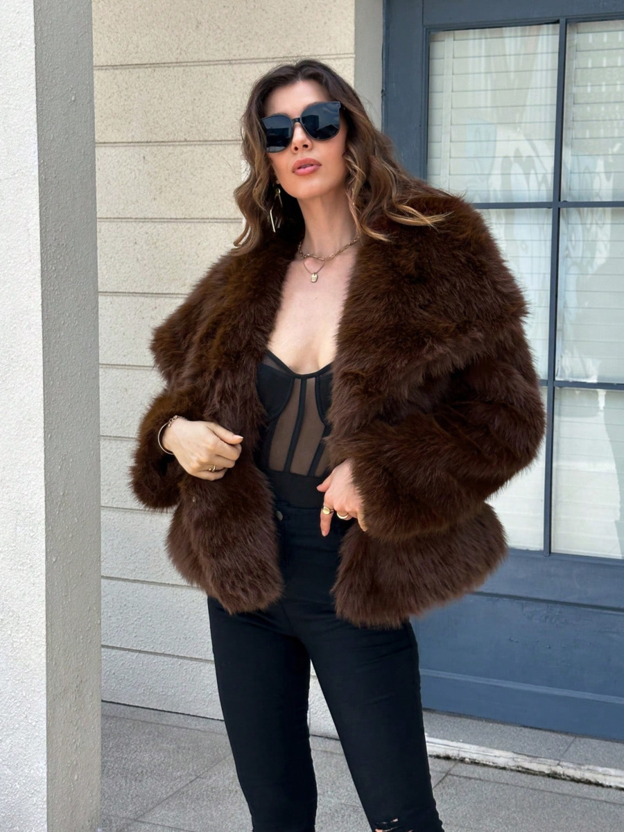 TOKO Women 2026 Faux Fur Coat  - Street Fashion Toko review and price