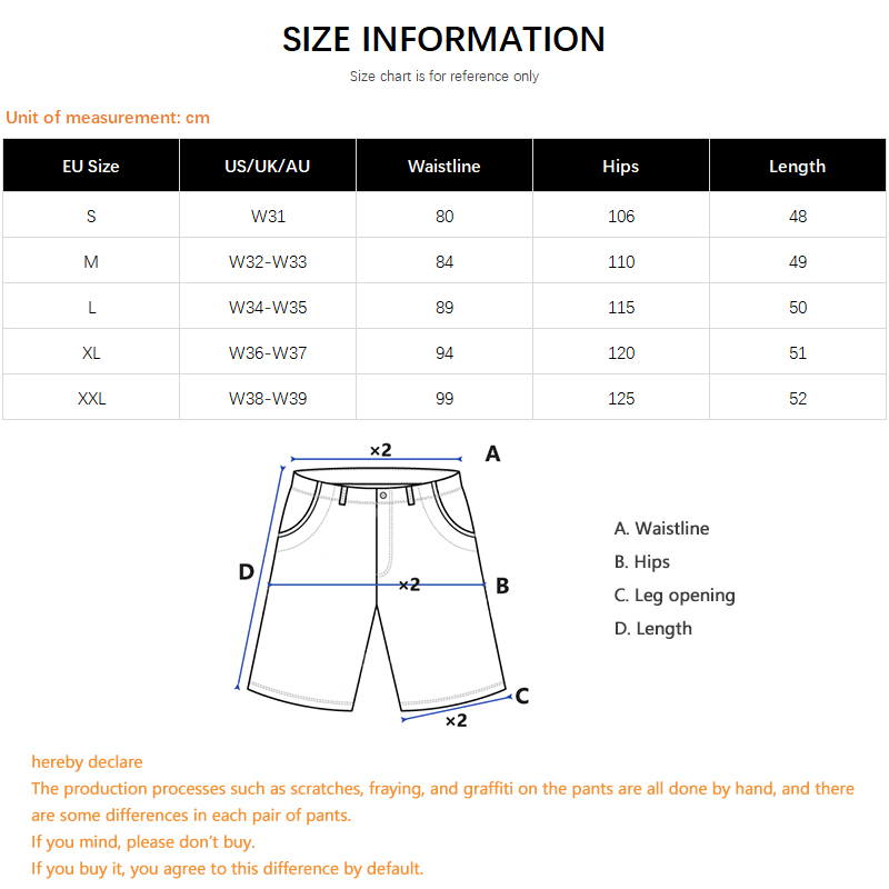 Hip-Hop Streetwear Men's Denim - Street Fashion Dance review and price