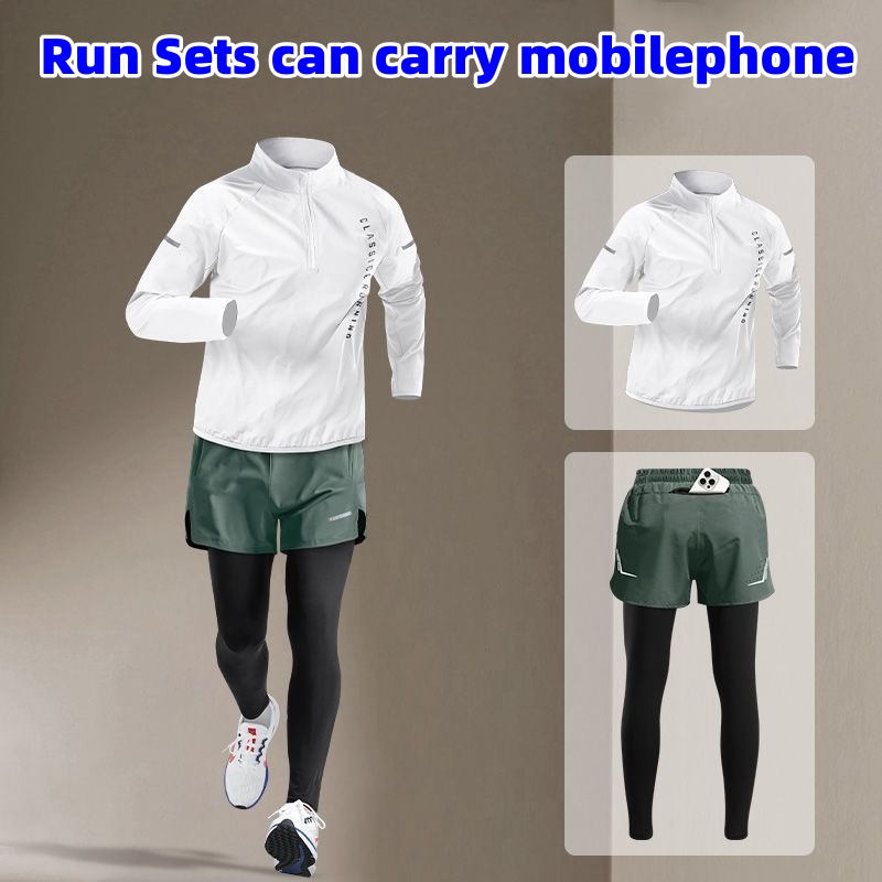Gym Men Running Sets Outdoor C - Running Pant Jogger review and price