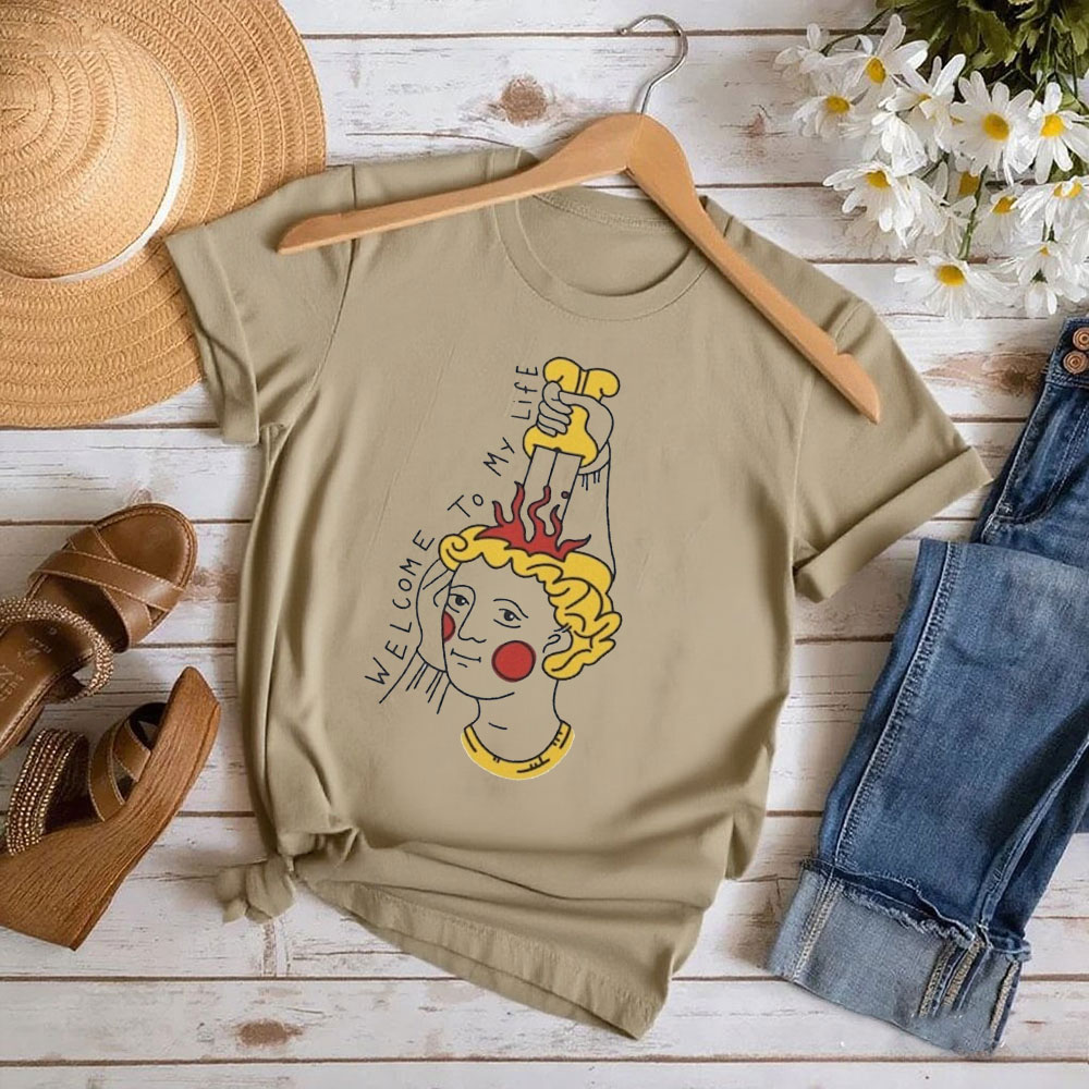 Medieval Art T-shirt Welcome T - Street Fashion History review and price