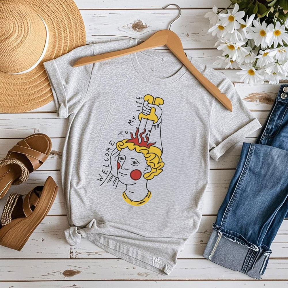 Medieval Art T-shirt Welcome T - Street Fashion History review and price