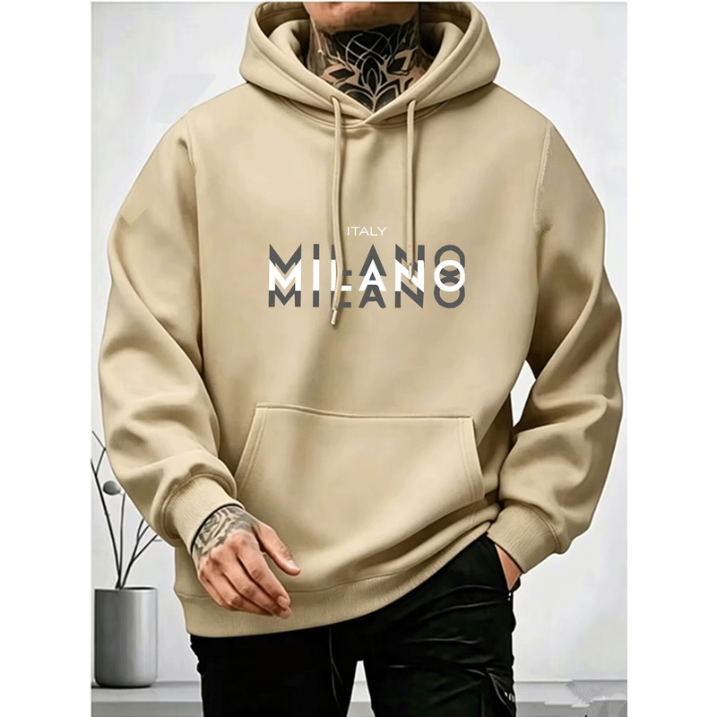 Men, fleece fabric, spring and - Street Fashion Milano review and price