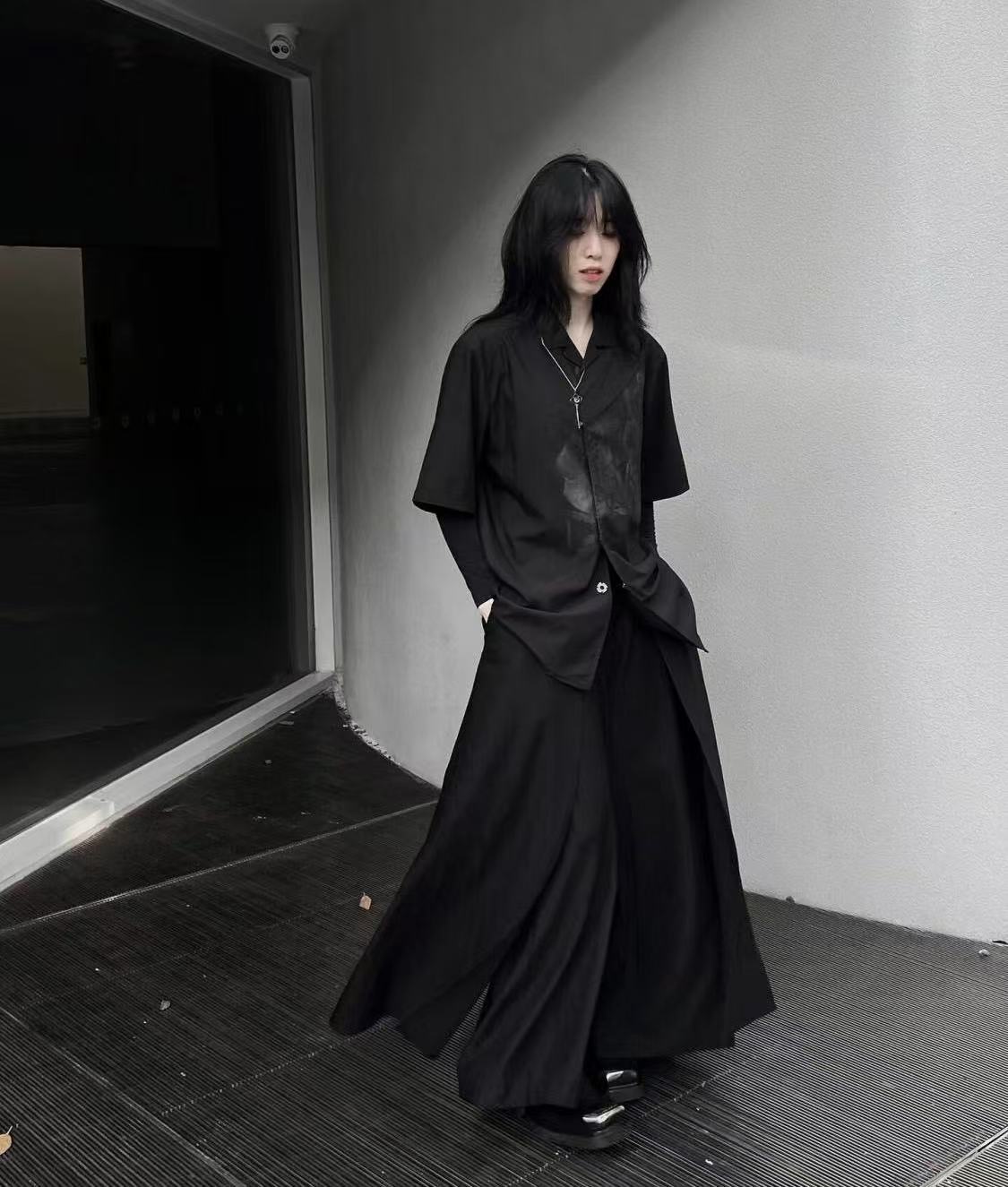 Cool Black New Chinese Style C - Street Fashion In Chinese review and price