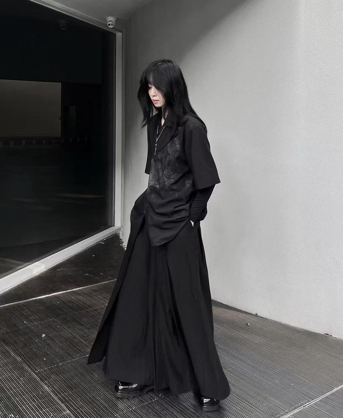 Cool Black New Chinese Style C - Street Fashion In Chinese review and price