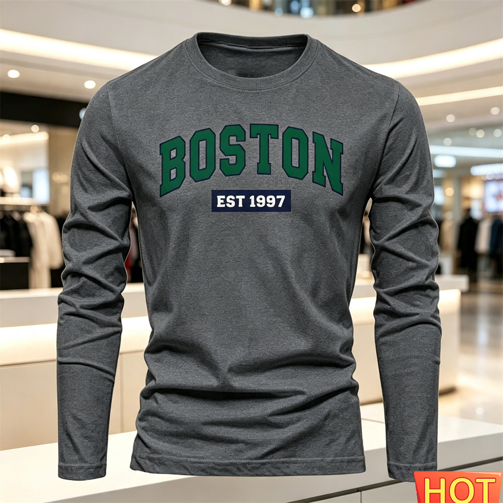 Autumn Summer Men's long sleev - Fashion Streetwear review and price