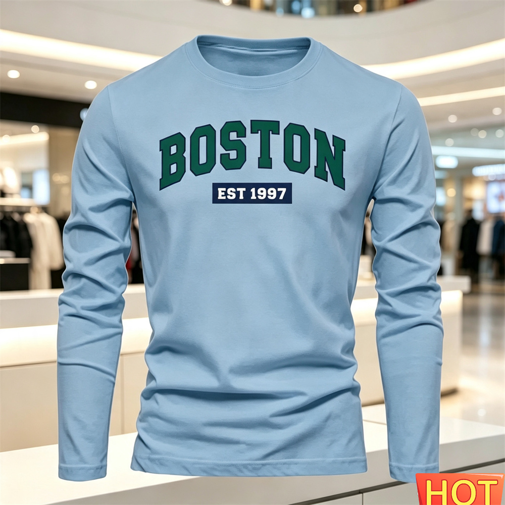 Autumn Summer Men's long sleev - Fashion Streetwear review and price