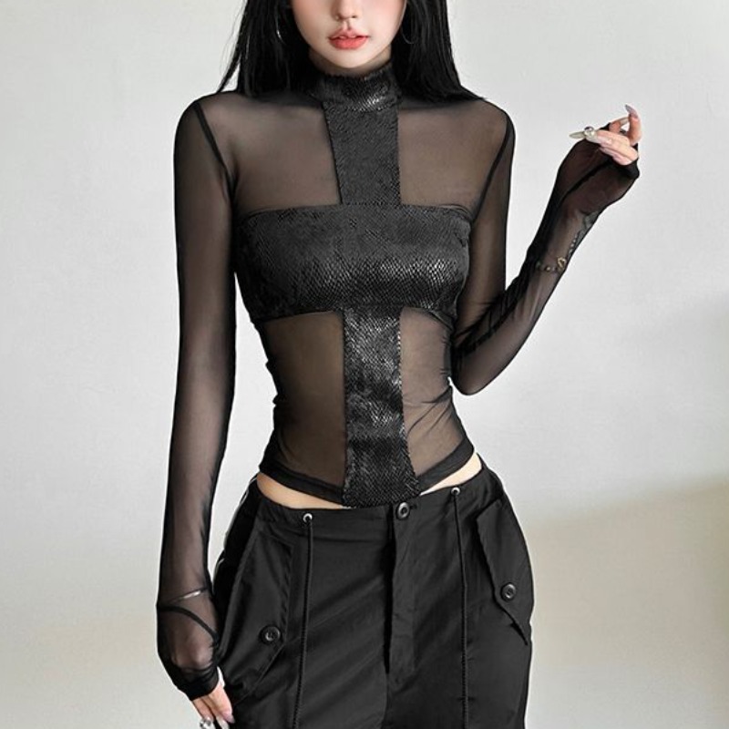 American Style Mesh Long Sleev - Street Fashion Dance review and price