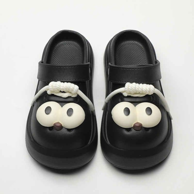 Cute DIY Big Eyes Fashion Clog - Street Fashion Girl review and price