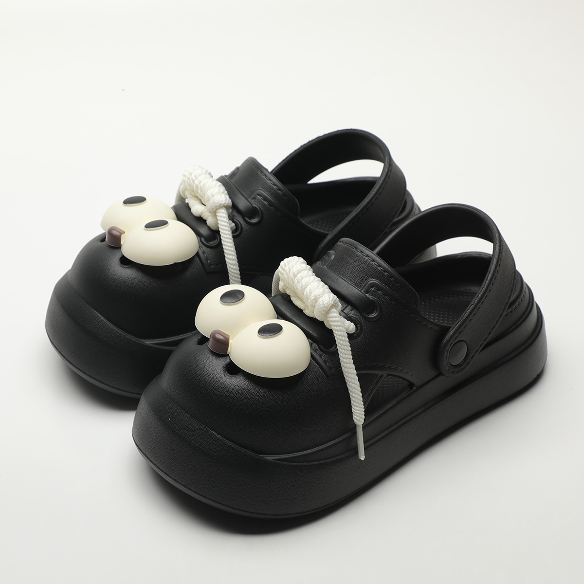 Cute DIY Big Eyes Fashion Clog - Street Fashion Girl review and price