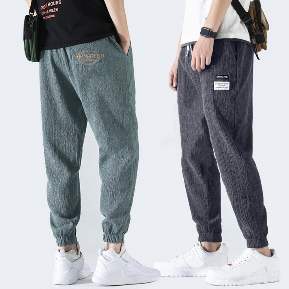 Ice Silk Sweatpants Men Summer - Running Pant Jogger review and price