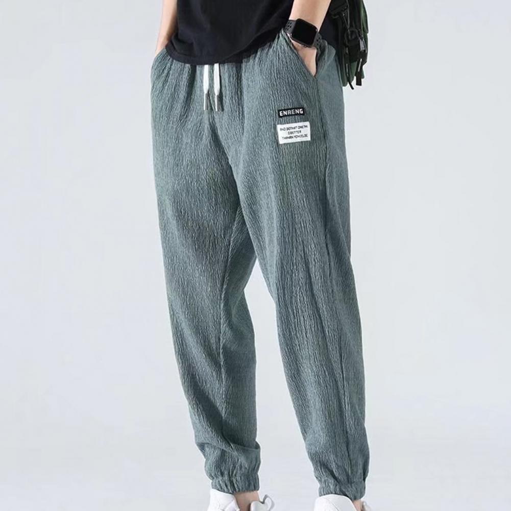 Ice Silk Sweatpants Men Summer - Running Pant Jogger review and price