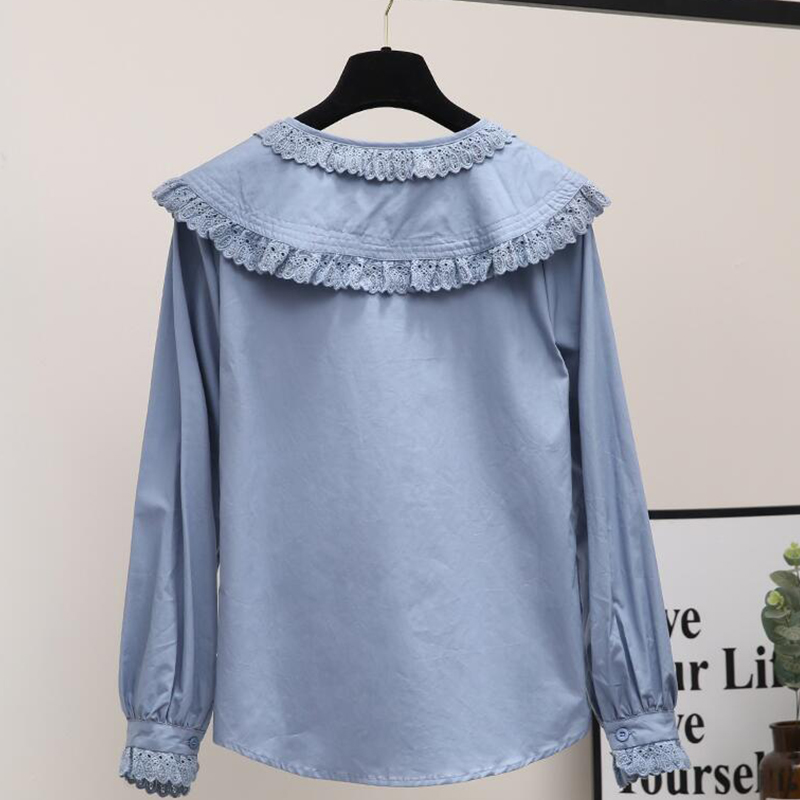 Women Chic Peter Pan Collar Sh - Street Fashion In Korea review and price