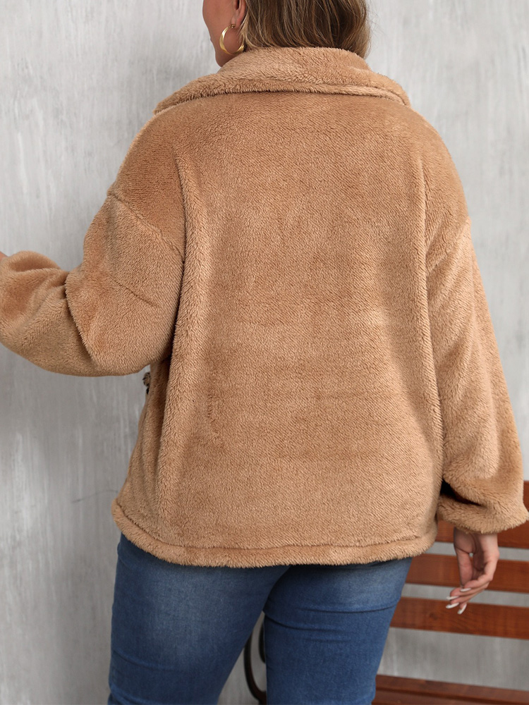 GIBSIE Plus Size Autumn and Wi - Street Fashion Jacket review and price