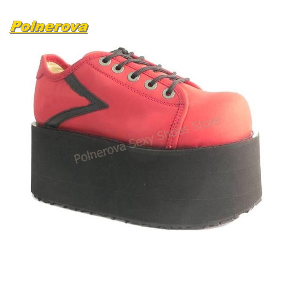 Hot Pink Rainbow Laces Platfor - Street Fashion Hot review and price