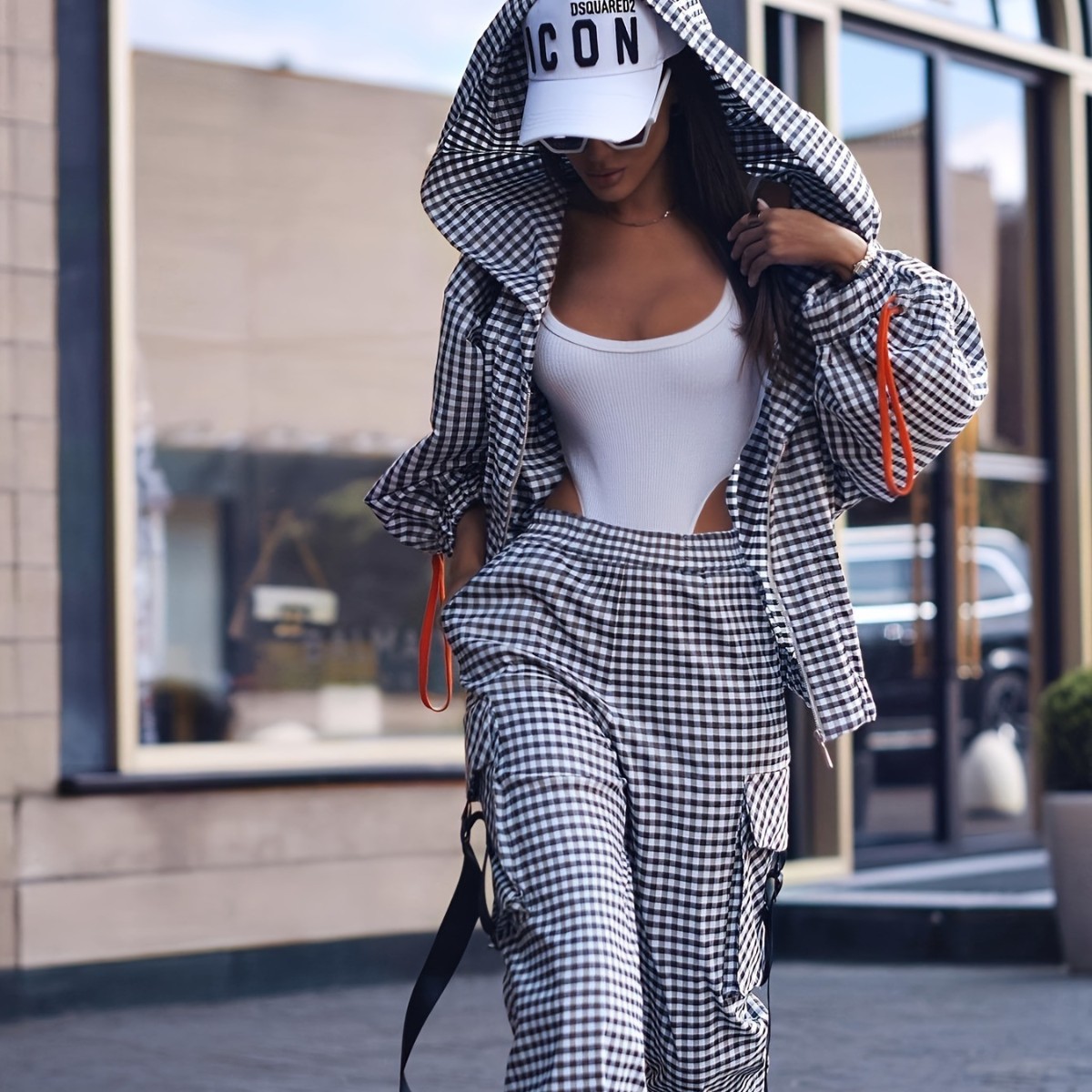 Spring Autumn Casual Plaid Pri - Street Fashion Jacket review and price