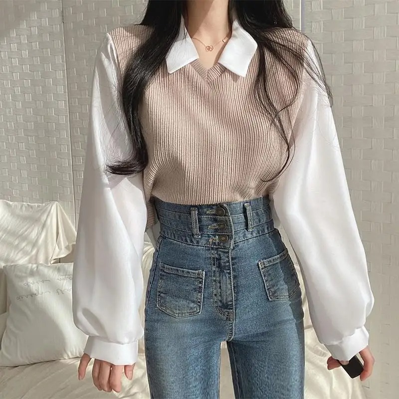 Summer Blouse Women Korean Sty - Street Fashion In Korea review and price