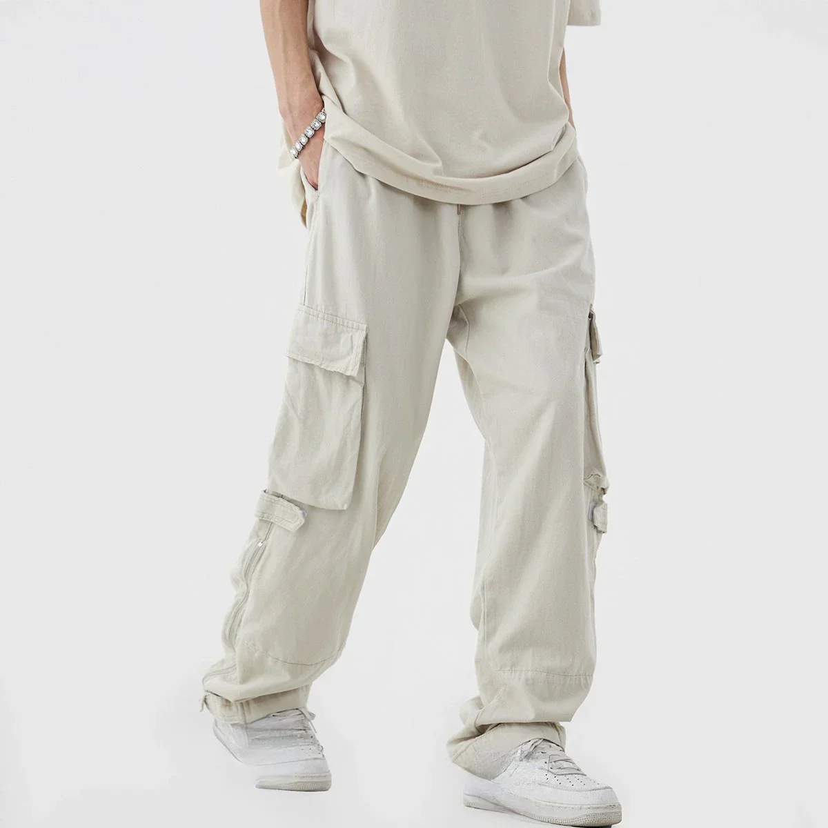 American Retro Multi-pocket Fa - Street Fashion Brand review and price