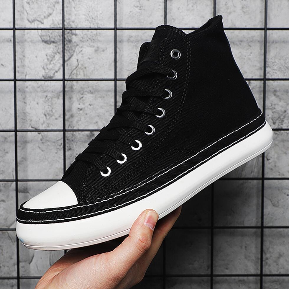 Men's High Top Canvas Shoes Ca - Street Fashion Brand review and price