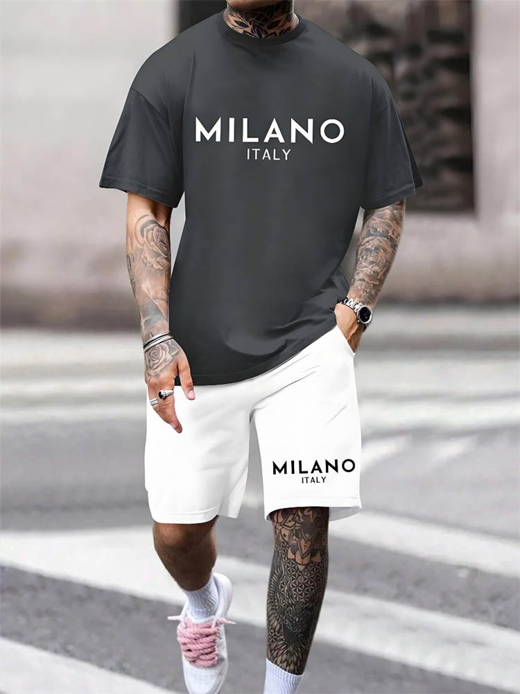 Two-piece Milano Print Men's S - Street Fashion Milano review and price