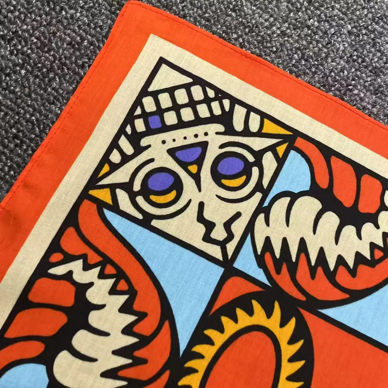 Digital Printed Retro Bandana  - Street Fashion Dance review and price