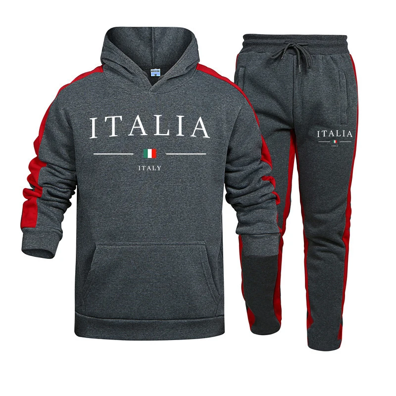 Men's Tracksuit 2 Pcs Sets Fas - Street Fashion In China review and price