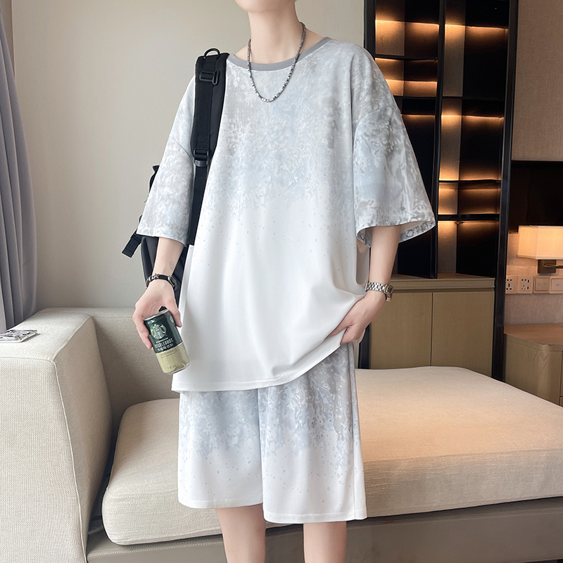 【Top 5-Point Pants】Men's T-Shi - Street Fashion In China review and price